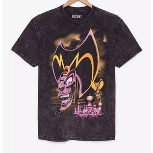Disney Villains Aladdin Jafar Agrabah Tee Black XL NWT IN PACKAGE